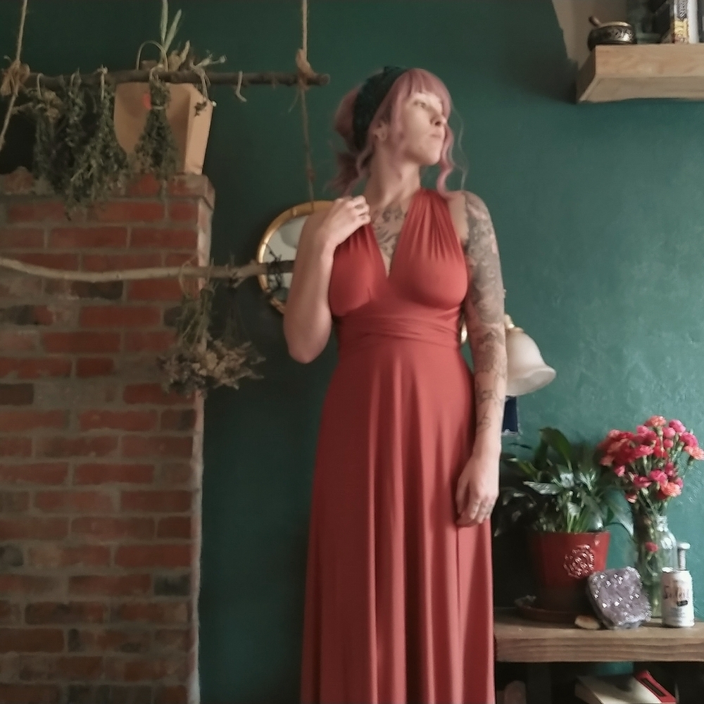 Burnt Orange Dress